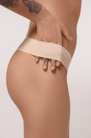 Трусики стрінги безшовні Luna Daniel L5159S Бежеві M | Зображення 1
