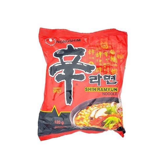 Лапша Nongshim Shin Ramyun Noodle среднеострая 120 g 8801043150620