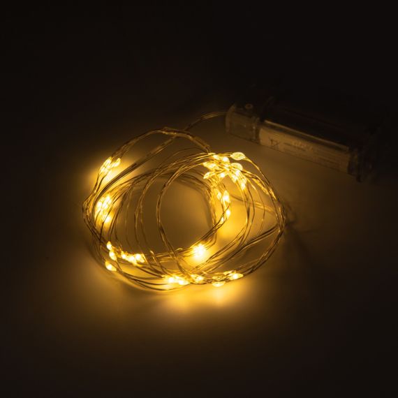 Електрична гірлянда YES Нитка 975030 6 м 60 LED тепло-біла | Зображення 1