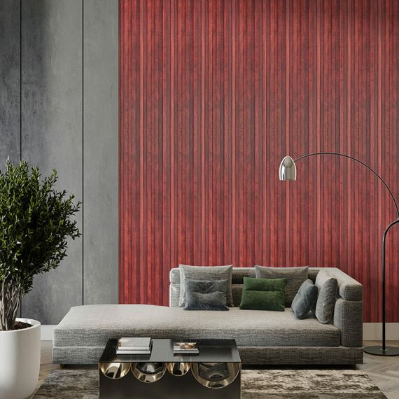 Декоративна стінова рейка махагон 3000*160*23мм (D) SW-00001531 | Зображення 6