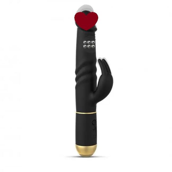 Вибратор Dorcel Furious Rabbit 2.0 с возвратно-поступательными движениями головки, перезаряжаемый sexstyle