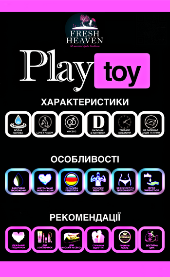 Интим-смазка для игрушек Fresh Heaven Play Toy 250ml (Travel версия) | Зображення 2
