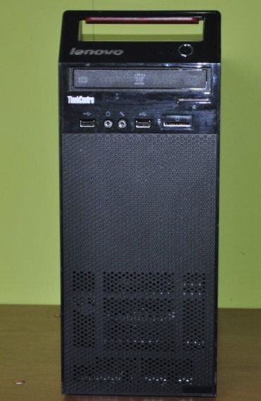 Комп'ютер Lenovo ThinkCentre E73 Tower / Intel Core i5-4460S (4 ядра по 2.9 - 3.4 GHz) / 8 GB DDR3 / 240 GB SSD / Intel HD Graphics 4600 / DVD-ROM / Windows 11 Pro б/в + Подарунок  USB-накопичувач 32 ГБ | Зображення 1