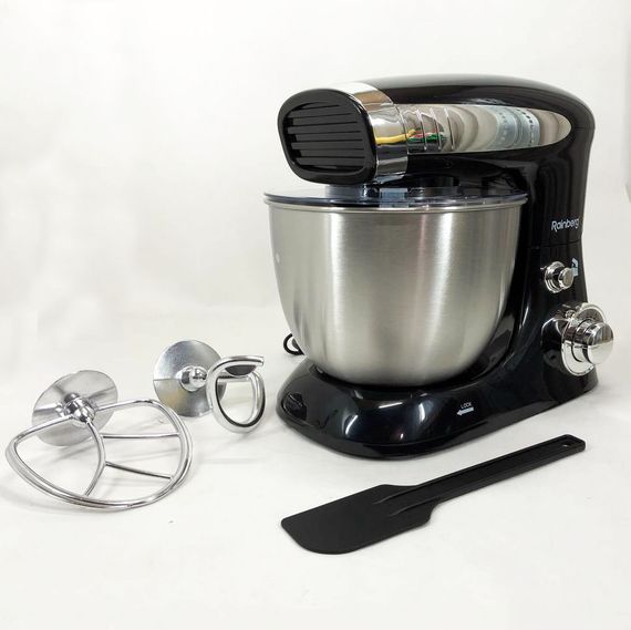 Міксери з чашею з нержавіючої сталі Rainberg RB-8081 3200 Вт, Блендер міксер комбайн TI-91 | Зображення 1