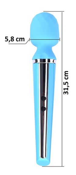 Вібромасажер Boss Series - Massager Genius USB Blue 10 Function, BS2200020 Sex Aura | Зображення 4