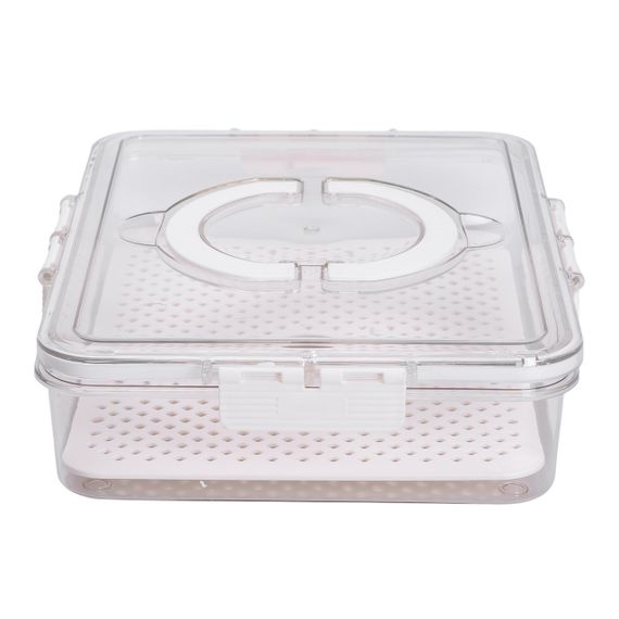 Контейнер для їжі з ручкою 31х24х7 см пластиковий харчовий контейнер 2.5 л HP-27-10 | Зображення 5