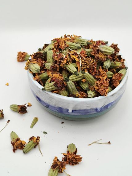 Бархатцы сушеные красные цветки , 25 г | Зображення 1