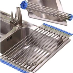 Сушилка для посуды на мойку Wash Basin Dryer Синяя