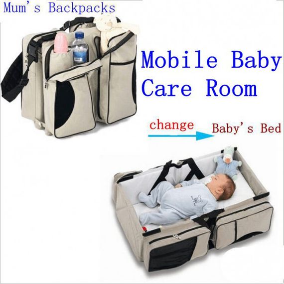 Многофункциональная переноска-кровать для младенцев Baby room(20) Синий и красный | Зображення 1