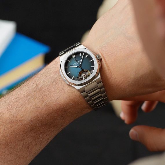 Чоловічий годинник Pagani Design PD-YS025 Silver-Blue | Зображення 3