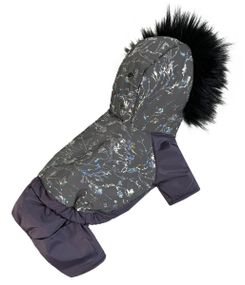 Зимовий комбінезон з світловідбиваючої тканини ажур A-79