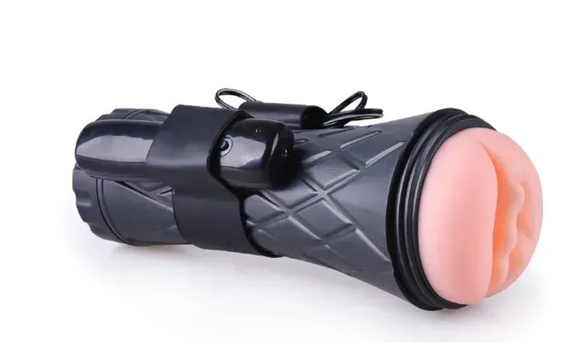 Вагина - мастурбатор с вибрацией Boss Series: Vibrating Vagina cyber skin - Latarka, BS6000025 sexstyle | Зображення 6