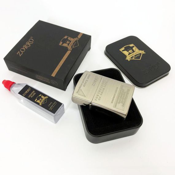 Запальничка бензинова щаслива Zorro HL-283 / Незвичайна запальничка / ZK-298 Сувенір запальничка | Зображення 9