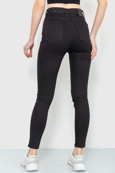 Джинси жіночі skinny, колір чорний, 186R0028 | Зображення 3