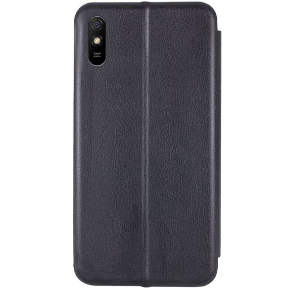 Шкіряний чохол (книжка) Classy для Xiaomi Redmi 9A Слот для візитки, Rose Gold Слот для візитки, Бордовий | Зображення 1
