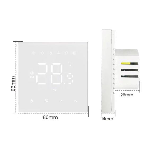 Терморегулятор для котла опалення NAVIN WT410 W-3А з Wi-Fi | Зображення 4