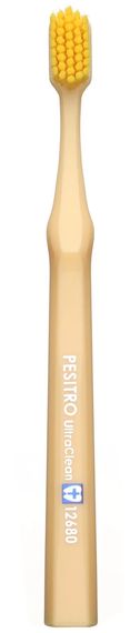 Зубна щітка Pesitro 12680 FeatherSoft жовта (найм’якша із серії Premium)