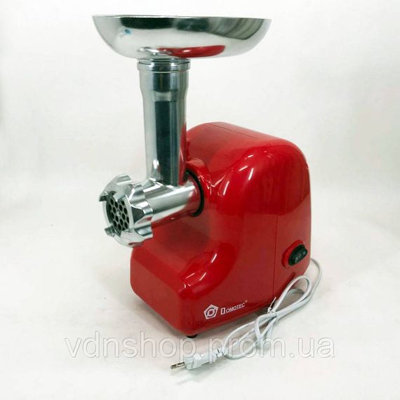 Мясорубки профессиональные Domotec, Мясорубки с соковыжималкой и шинковкой, Мясорубка 2000 вт LP-40 | Зображення 3