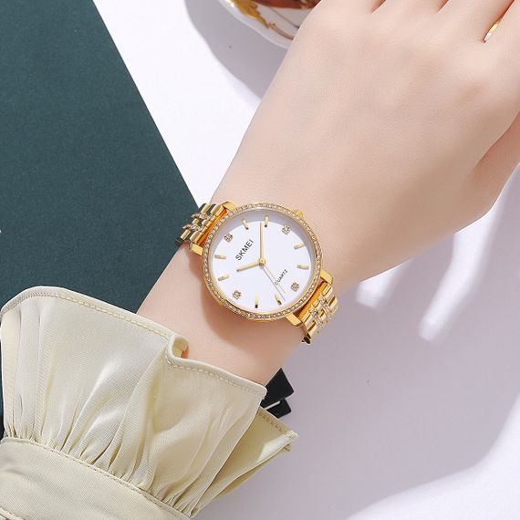 Skmei 2006GDWT Gold-White | Зображення 2