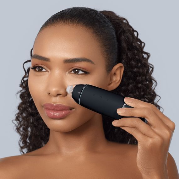 Мікродермабразійний пристрій для видалення чорних цяток GESKE MicroDermabrasion Blackhead Remover 7в1 black | Зображення 3