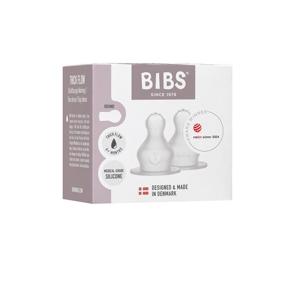 Змінні соски для пляшечки BIBS густий потік | Зображення 1