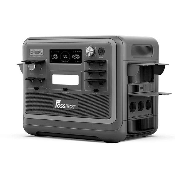 Портативна зарядна станція FOSSiBOT F2400, 2200W/2048Wh LiFePO₄, MPPT 500W max, XT60-12V/25А, 2xDC5521-12V-3A, CarPort-12V-10A, | Зображення 7