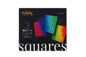 Панель Smart LED Twinkly Squares 3 RGB, Gen II, IP20, 16x16см, розширення до TWQ064STW-07-BEU (TWQ064STW-03-BAD)