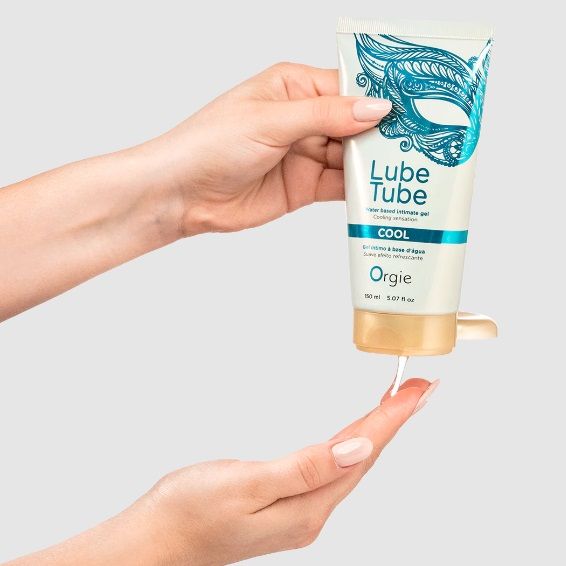 Охолоджувальне мастило для сексу "LUBE TUBE COOL" Orgie | Зображення 3