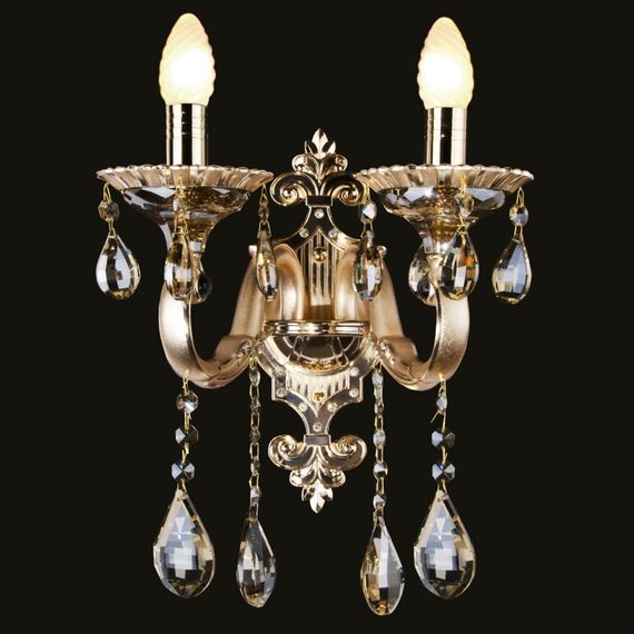 Бра настенное накладное хрустальное свеча классическое BCL-369W/2 E14