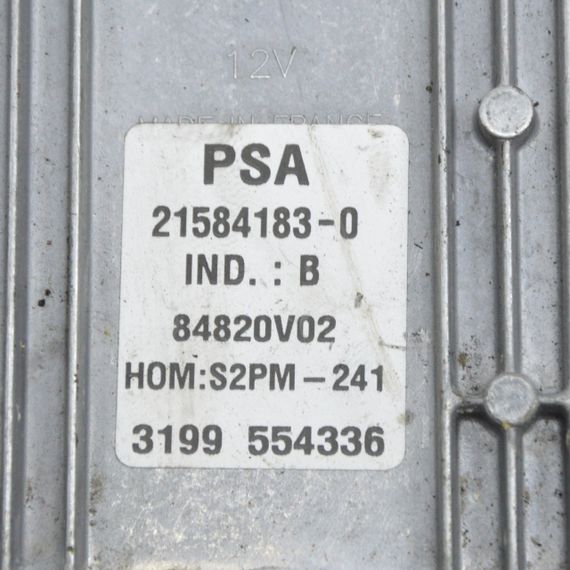 Блок керування двигуном 1.8 16V Citroen C5 2001-2004 Комп'ютер ЕБУ мотора Сітроен ц5 9650133180 84820V02 | Зображення 2