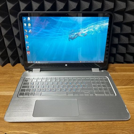 Ноутбук Б-класс HP Envy 15-U081NA / 15.6" (1920x1080) TN Touch / Intel Core i5-4210U (2 (4) ядра по 1.7 - 2.7 GHz) / 8 GB DDR3 / 128 GB SSD / Intel HD Graphics 4400 / WebCam б/у | Зображення 1