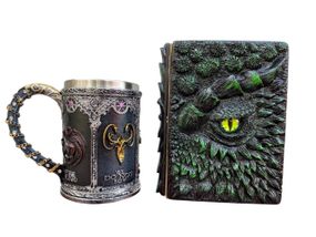 Подарунковий набір Кухоль 3D Сім Королівств і Блокнот 3D «Око Лісового Дракона»