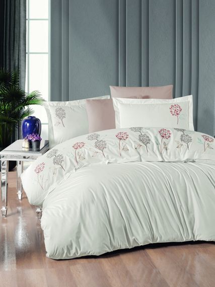 Постельное белье Maribor Elegance Poplin 200 х 220 см Camelia Ekru