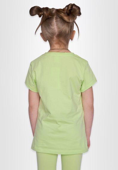 Футболка для дівчат фісташкова, 152 | Зображення 1