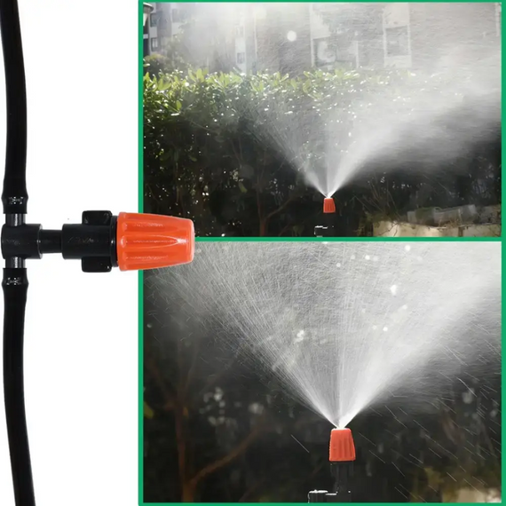 Садовий туманоутворювач 20 м для альтанок і відкритих майданчиків, система розпилення води | Зображення 3