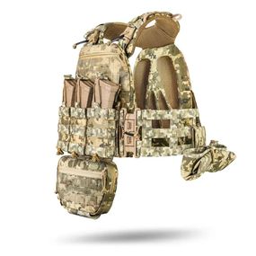 Плитоноска М7 PRO GEN Skelet + 7 підсумків Піксель ММ14