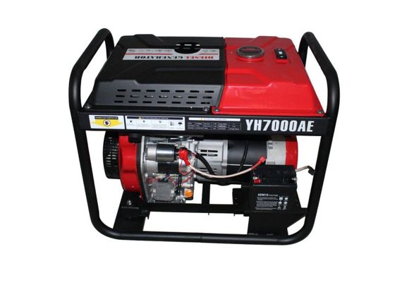 Дизельний генератор MAST GROUP + газова плитка Orcamp CK-505 + електричний обігрівач Gardyer HE2000 та лійка (KYH7000AE) | Зображення 2