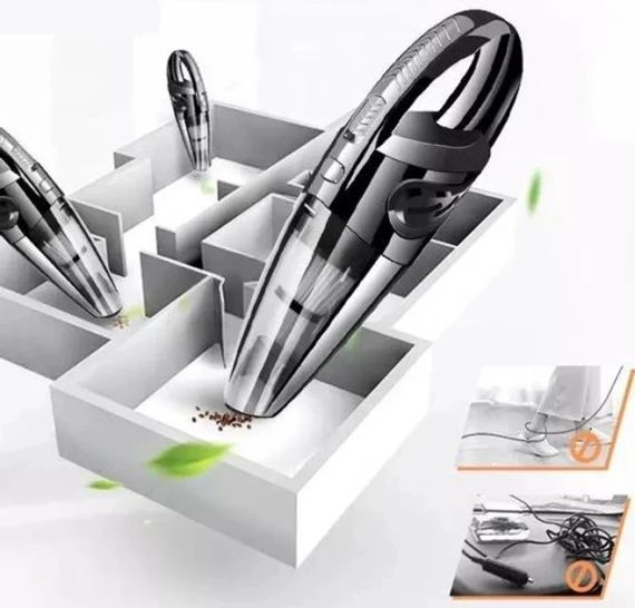 Бездротовий ручний автомобільний пилосос VACCUM CLEANER 120 Вт VAC-330 | Зображення 1