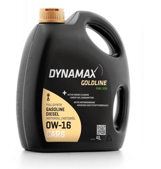 Моторна олива DYNAMAX GOLDLINE FUEL ECO 0W16 4л