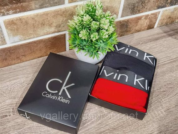 Подарунковий набір чоловічої білизни CK в коробці на 2 шт (7 кольорів на вибір) | Зображення 3