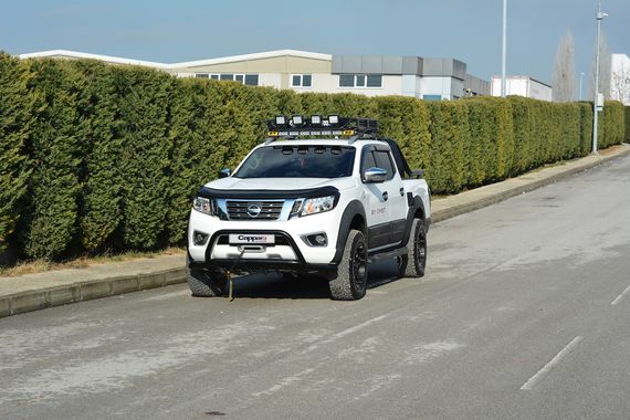 Дефлектор капота (EuroCap) для Nissan Navara/NP300 2016-2024 | Зображення 3