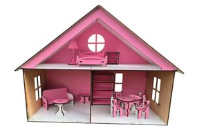 Ляльковий будиночок «LOL HOUSE» Рожевий 31*22*44 см
