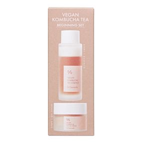 Веганський набір Dr. Ceuracle Vegan Kombucha Tea Beginning Set (essence, cream)