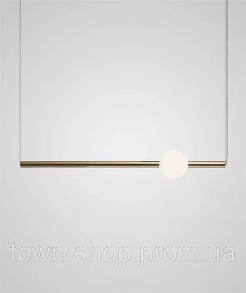 Люстра потолочная LED ND7044/900HB-k Латунь 20-150х10х90 см.
