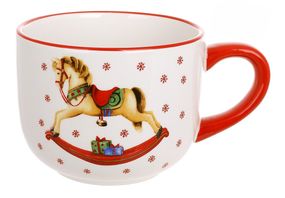 Великий чайний кухоль з порцеляни преміум-класу Equine Gold: Imperial, 500 мл