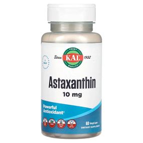 Астаксантин KAL Astaxanthin 10 mg 60 Veg Caps