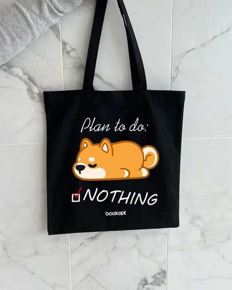 Екошопер Букопт BK4061 Plan to do: NOTHING чорний | Зображення 3