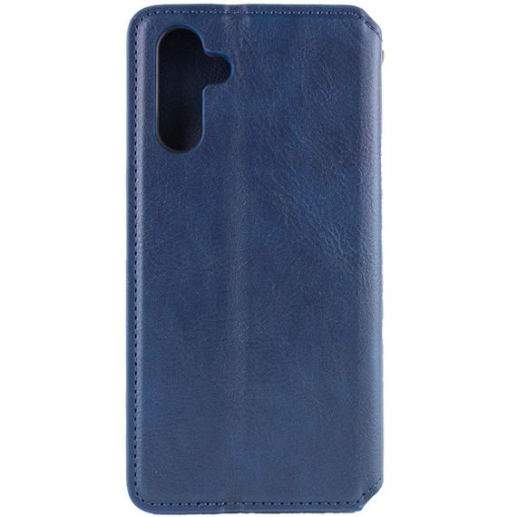 Кожаный чехол книжка GETMAN Cubic (PU) для Samsung Galaxy M14 5G Штучна шкіра, Слот для візитки, Синій | Зображення 1