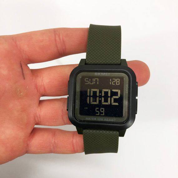 Годинники армійські для ЗСУ SKMEI 1894AGBK, Годинники на руку для військових Водонепроникні ST-94 | Зображення 3