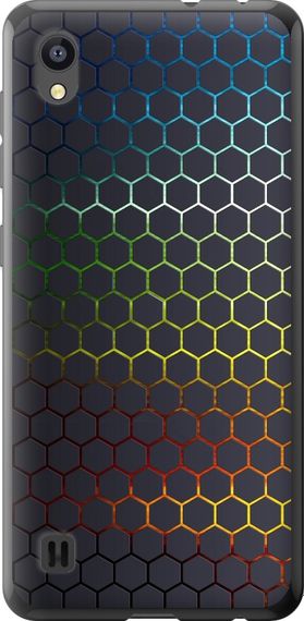 Чехол на ZTE Blade A5 2019 Переливающиеся соты "498u-2109-17620"